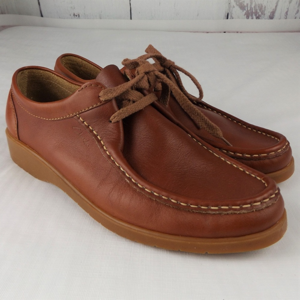 Clarks Padmore LeatherLoafer Moccasin Shoes - 11